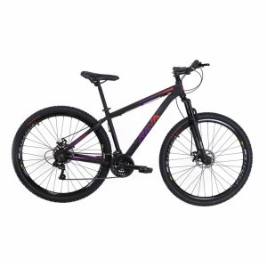 Bicicleta MTB Rava Pressure Roda 29 Tamanho 17 21 Velocidades Preto Vermelho