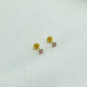 BRINCO CORAÇÃO ZIRCONIA 3MM