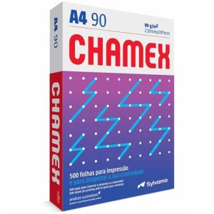 Chamex Papel A4, 210 x 297 mm, 90g, Pacote 500 Folhas, Branco Sulfite