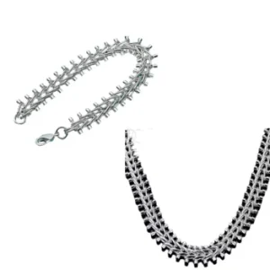 Conjunto de Joias de Prata Sensation Colar | Pulseira