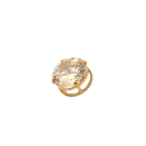 Pingente Ponto de Luz Redondo Ouro 18K Zirconia
