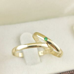Par de Alianças Tradicionais em Ouro 18k 2mm