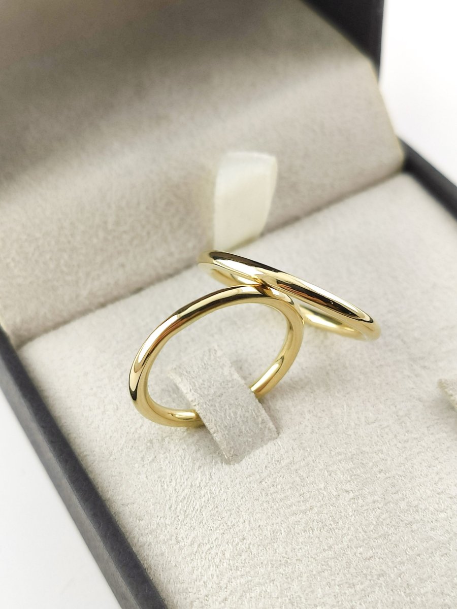 Par de Alianças Tradicionais em Ouro 18k 2mm Ultrafinas - Image 4