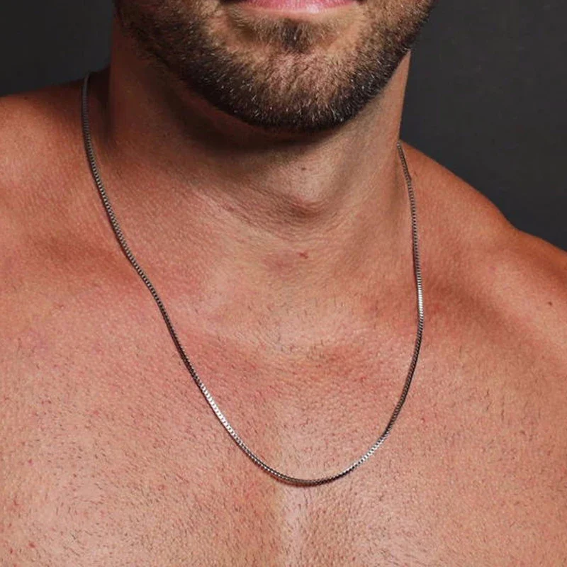 Corrente Masculina TitanLink Aço Inoxidável Premium 1-3mm - Image 2