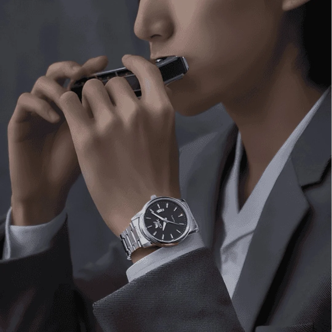 ⌚ TitanSteel™ – Relógio Masculino de Luxo Esportivo à Prova d’Água Precisão e Elegância em Cada Detalhe - Image 7