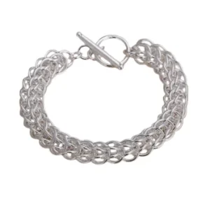Pulseira de Prata Charm