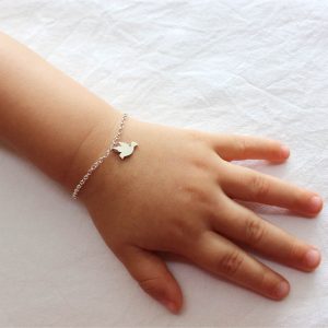 Pulseira espírito santo para bebê ou criança – prata 960