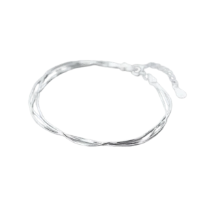 Pulseira Fios de Prata 925