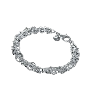 Pulseira de Prata Círculos Enclausurados