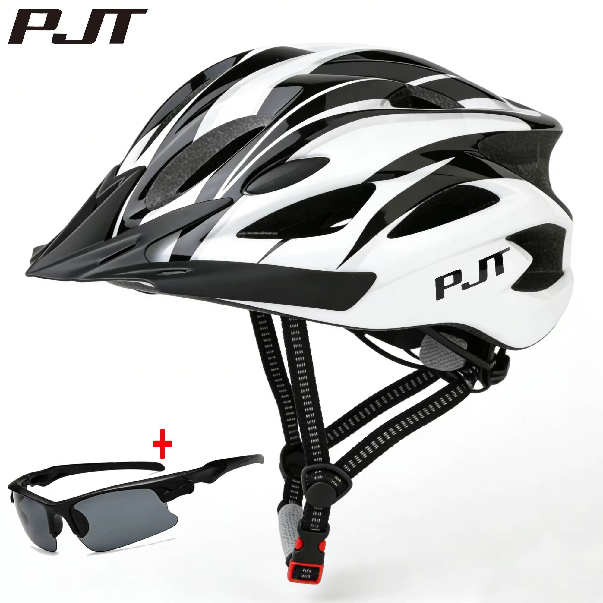 Capacete de Ciclismo PMT com Forro Confortável, Leve e Ventilado, Proteção para a Cabeça, Capacete de Bicicleta MTB com Visor Solar