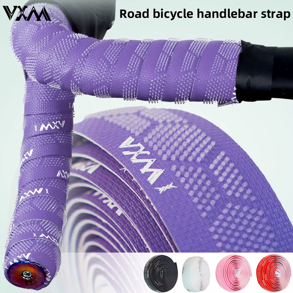 Fitas de bicicleta eva estrada bicicleta guiador cintas partículas de silicone antiderrapante respirável macio ciclismo anti-vibração lidar com barra fita - Image 2