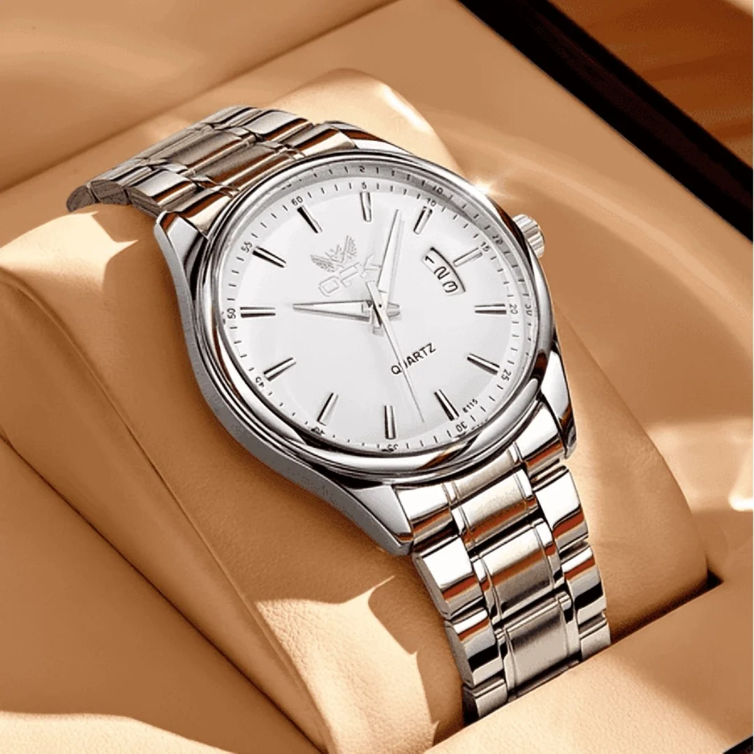 ⌚ TitanSteel™ – Relógio Masculino de Luxo Esportivo à Prova d’Água Precisão e Elegância em Cada Detalhe