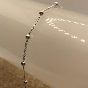 Pulseira Infantil Bolinhas Prata 925K