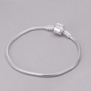 Pulseira rabo de rato para berloque Prata 925K