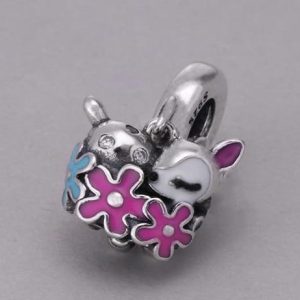 Pingente Berloque bixinhos Prata 925K