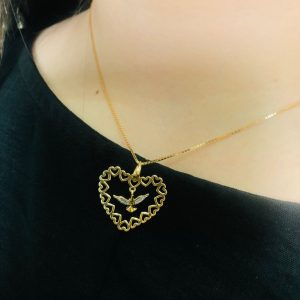 Pingente Espirito Santo Ouro 18K