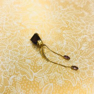 Pingente Triangulo Ametista Ouro 18K