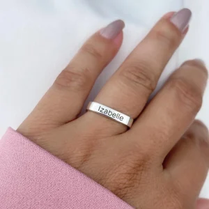 Anel personalizado um nome