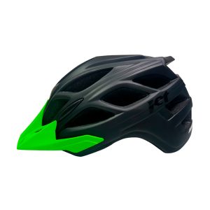 Capacete MTB Guardian Tamanho 55/58 Jet Adventure Preto Fosco Verde Neon