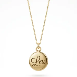 Colar com nome personalizado a lazer dourado Semijoia