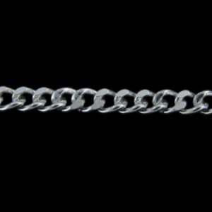 Corrente Grumet em Prata 60 cm 1,4 mm