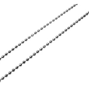Corrente Esferas em Prata 50 cm 1,2 mm