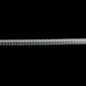 Corrente Rabo de Rato em Prata 50 cm 2,4 mm